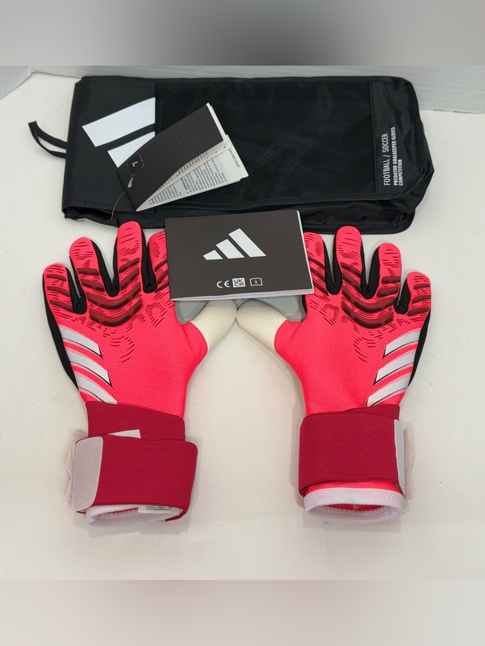 Size 7 Men’s Adidas PREDATOR GL Competition GoalKeeper GK Gloves JH3821 NEW